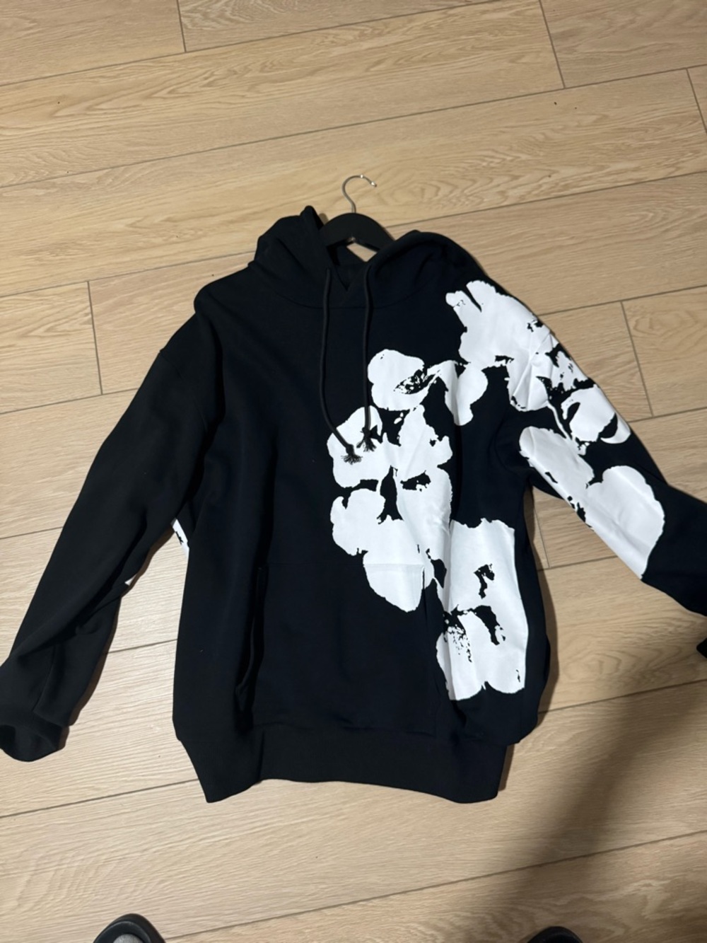 Black Crewneck Sweater denim tears